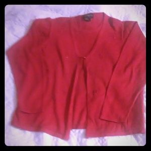 Final! Requirements bright red sweater 2 in 1 XL